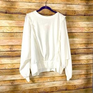 Umgee Women Oversized Puff Sleeve Tops size Small